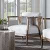 Palecek Furniture I/O OYSTER CHENILLE 4K / Motor Freight - Rate TBQ Palecek Colton Lounge Chair