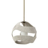 Palecek Lighting Default Title / Motor Freight - Rate TBQ Palecek Corsica Pendant Small, White