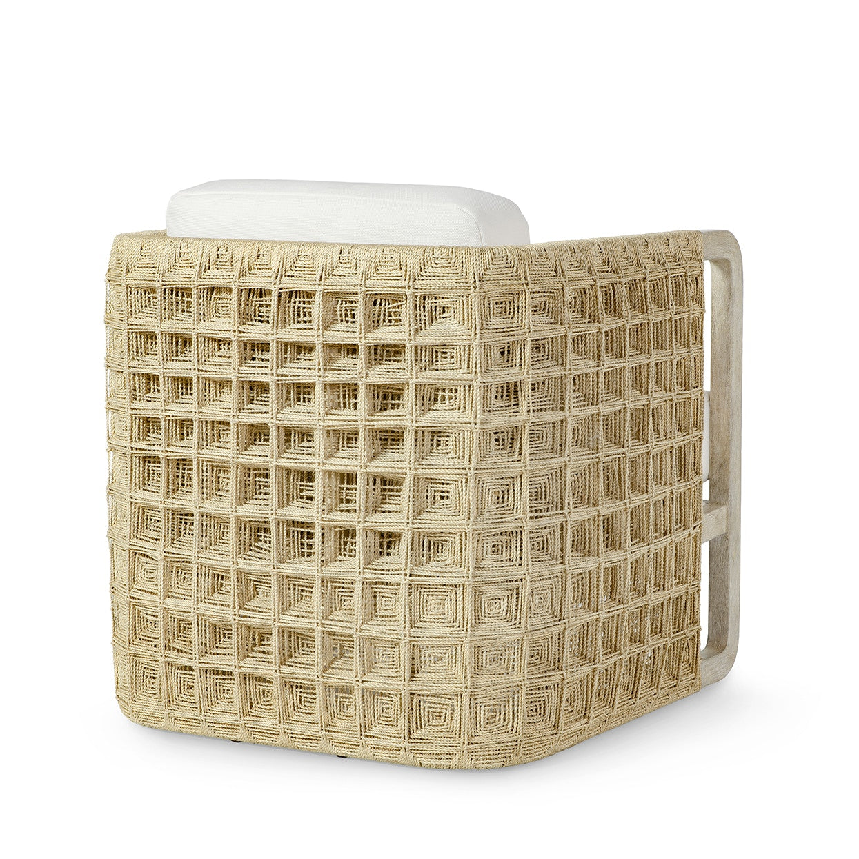 Palecek Furniture I/O BASKET WEAVE 4J / Motor Freight - Rate TBQ Palecek Damien Lounge Chair Natural