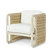 Palecek Furniture I/O BASKET WEAVE 4J / Motor Freight - Rate TBQ Palecek Damien Lounge Chair Natural