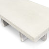 Palecek Furniture Default Title / Motor Freight - Rate TBQ Palecek Delano Outdoor Coffee Table, White
