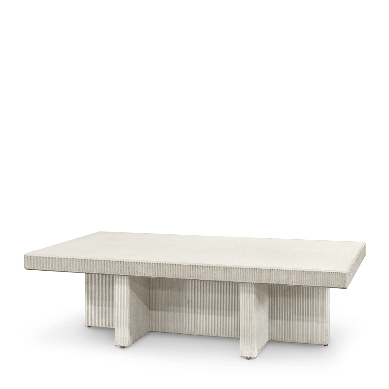 Palecek Furniture Default Title / Motor Freight - Rate TBQ Palecek Delano Outdoor Coffee Table, White
