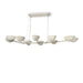 Palecek Lighting Default Title / Motor Freight - Rate TBQ Palecek Delilah Linear Chandelier