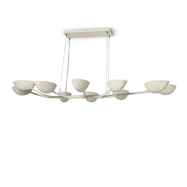Palecek Lighting Default Title / Motor Freight - Rate TBQ Palecek Delilah Linear Chandelier