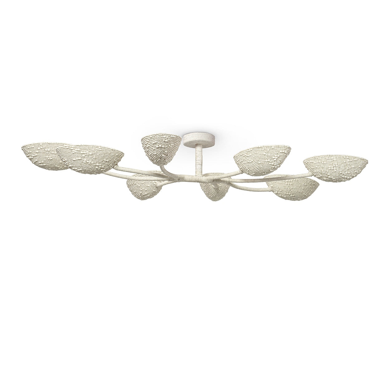 Palecek Lighting Default Title / Motor Freight - Rate TBQ Palecek Delilah Semi Flush Mount