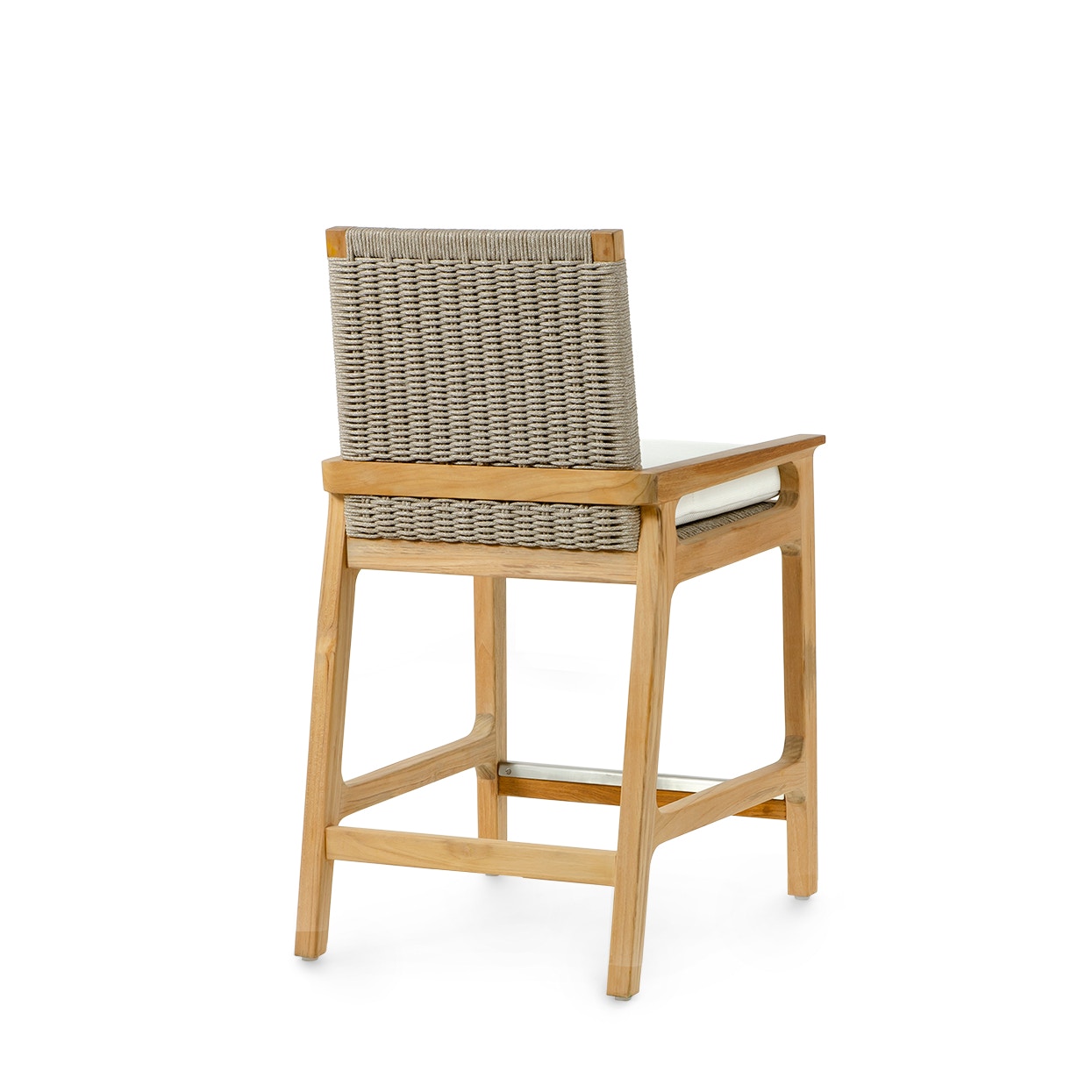 Palecek Furniture I/O BASKET WEAVE 4J / Motor Freight - Rate TBQ Palecek Delmar 24" Outdoor Counter Stool