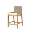 Palecek Furniture I/O BASKET WEAVE 4J / Motor Freight - Rate TBQ Palecek Delmar 24" Outdoor Counter Stool