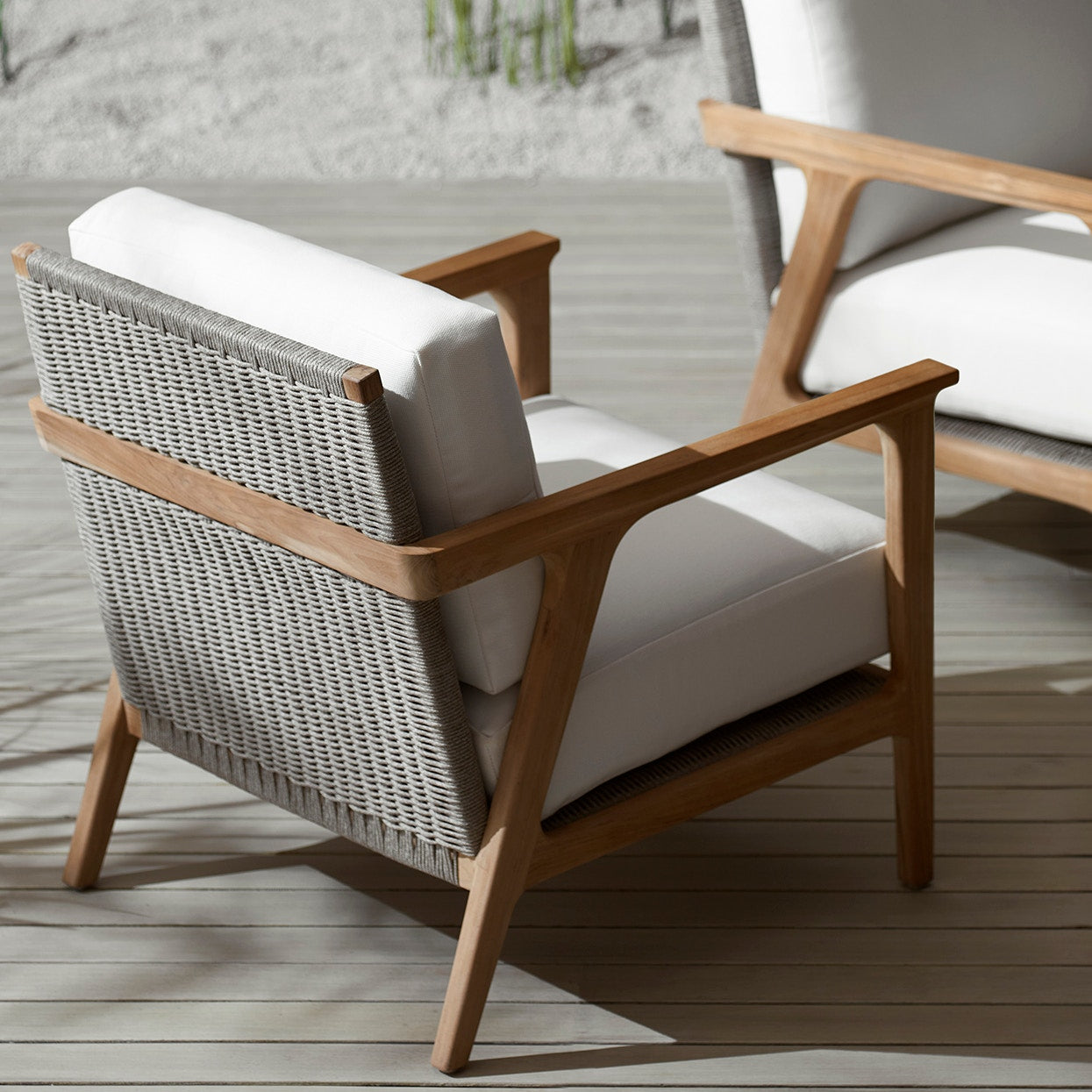 Palecek Furniture I/O BASKET WEAVE 4J / Motor Freight - Rate TBQ Palecek Delmar Outdoor Lounge Chair