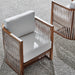 Palecek Furniture I/O SAILCLOTH SALT 64 / Motor Freight - Rate TBQ Palecek Dominico Outdoor Lounge Chair