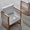 Palecek Furniture I/O SAILCLOTH SALT 64 / Motor Freight - Rate TBQ Palecek Dominico Outdoor Lounge Chair