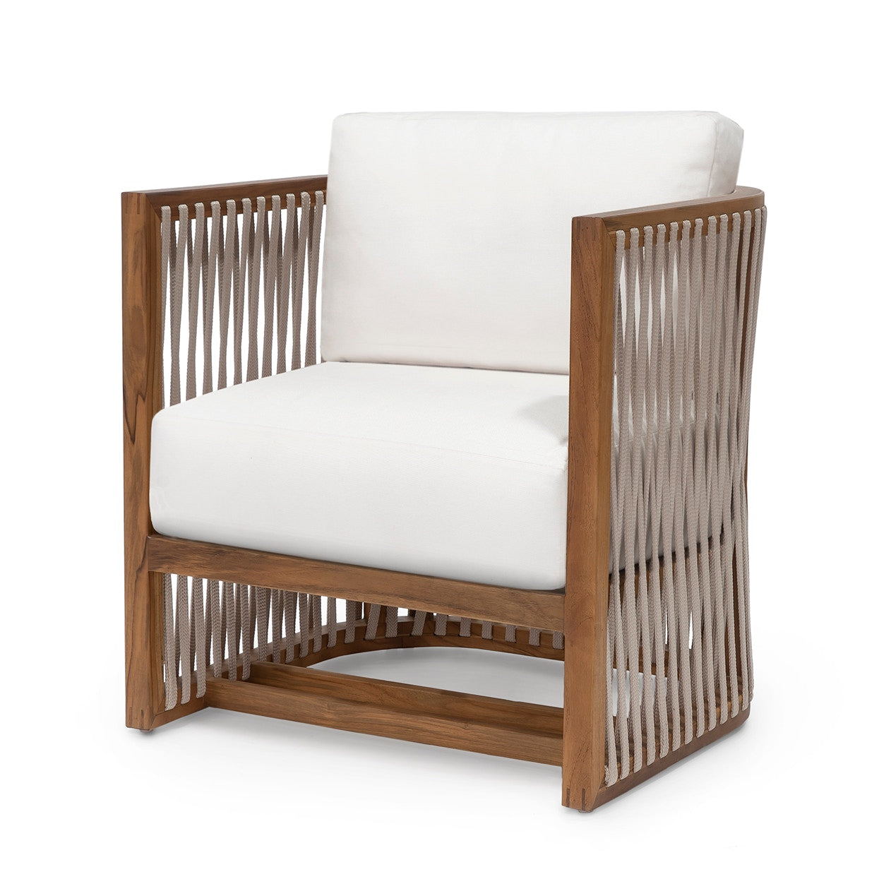 Palecek Furniture I/O SAILCLOTH SALT 64 / Motor Freight - Rate TBQ Palecek Dominico Outdoor Lounge Chair