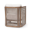 Palecek Furniture I/O SAILCLOTH SALT 64 / Motor Freight - Rate TBQ Palecek Dominico Outdoor Lounge Chair