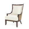 Palecek Furniture I/O SAILCLOTH SALT 64 / Motor Freight - Rate TBQ Palecek Edgewater Wing Chair
