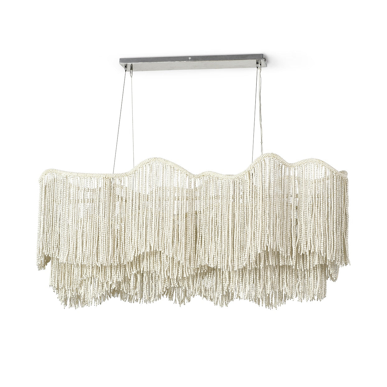 Palecek Lighting Default Title / Motor Freight - Rate TBQ Palecek Elena Chandelier Long