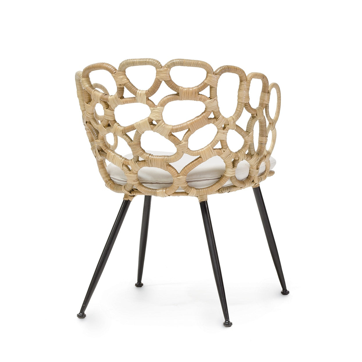 Palecek Furniture I/O SAILCLOTH SALT 64 / Motor Freight - Rate TBQ Palecek Ella Occasional Chair Natural
