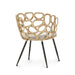 Palecek Furniture I/O SAILCLOTH SALT 64 / Motor Freight - Rate TBQ Palecek Ella Occasional Chair Natural