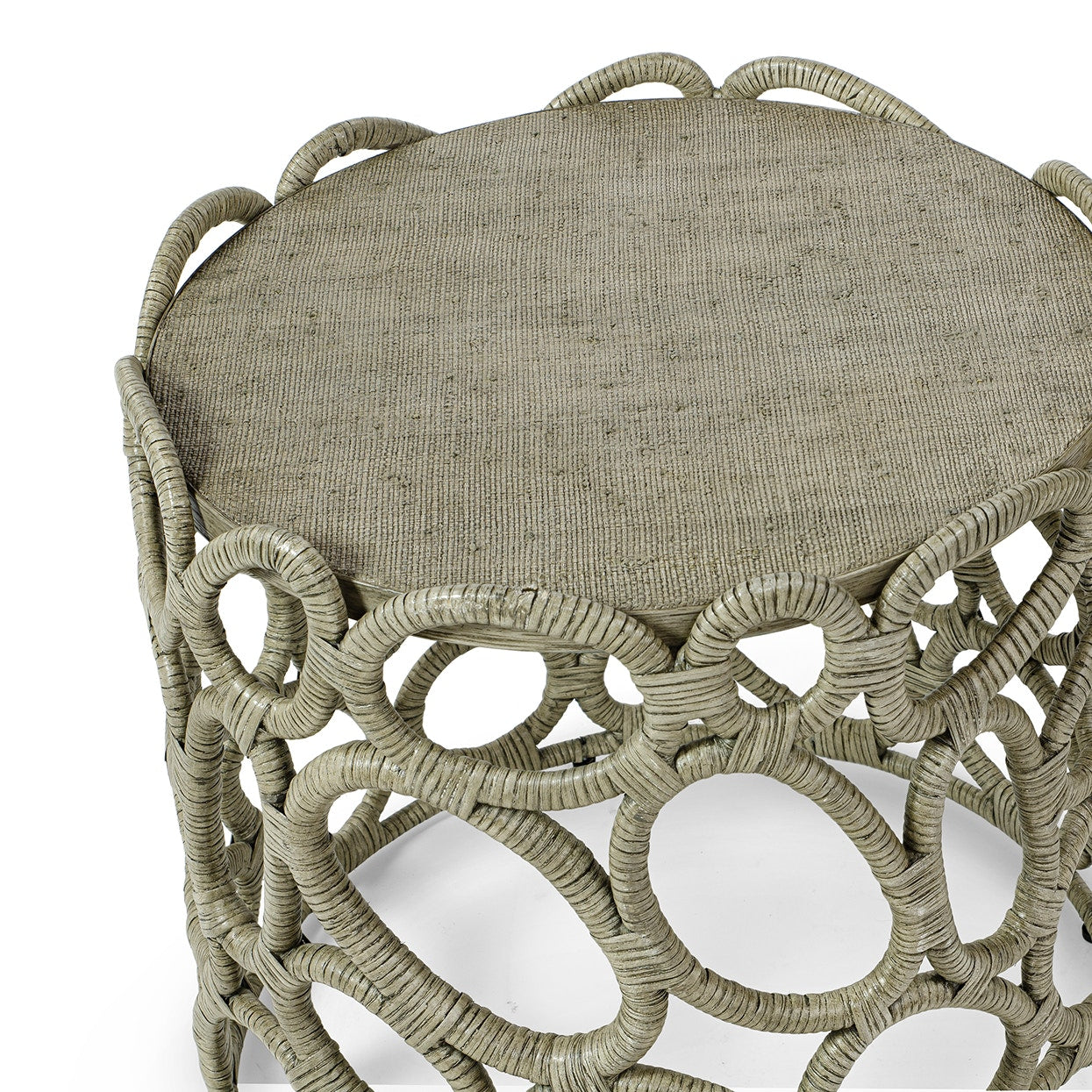 Palecek Furniture Default Title / Motor Freight - Rate TBQ Palecek Ella Side Table Elm Grey