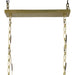 Palecek Lighting Default Title / Motor Freight - Rate TBQ Palecek Eucalyptus Leaf Brass Chandelier