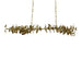 Palecek Lighting Default Title / Motor Freight - Rate TBQ Palecek Eucalyptus Leaf Brass Chandelier