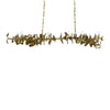 Palecek Lighting Default Title / Motor Freight - Rate TBQ Palecek Eucalyptus Leaf Brass Chandelier