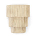 Palecek Lighting Palecek Everly 3 Tiered Sconce, Natural