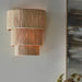 Palecek Lighting Palecek Everly 3 Tiered Sconce, Natural