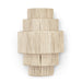 Palecek Lighting Palecek Everly 5 Tiered Sconce, Natural