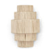 Palecek Lighting Palecek Everly 5 Tiered Sconce, Natural