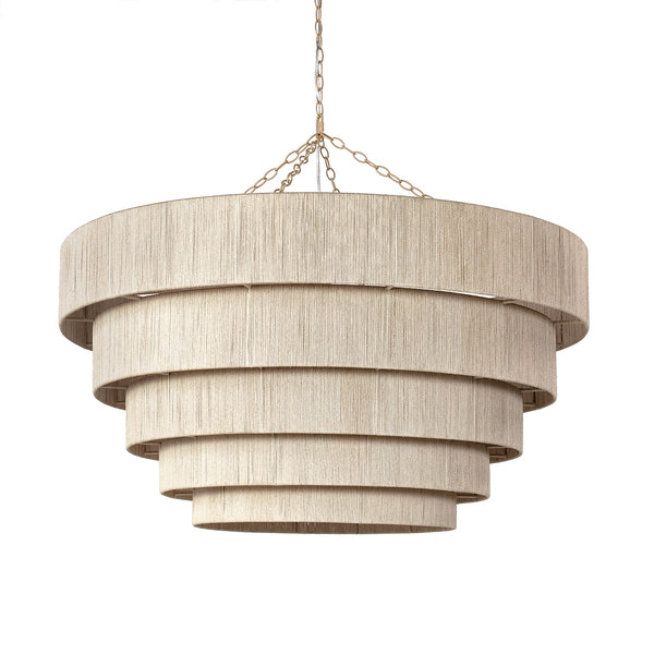 Palecek Lighting Default Title / Motor Freight - Rate TBQ Palecek Everly Oversized Chandelier 5 Tier