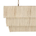 Palecek Lighting Default Title / Motor Freight - Rate TBQ Palecek Everly Rectangular Chandelier, Natural