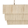 Palecek Lighting Default Title / Motor Freight - Rate TBQ Palecek Everly Rectangular Chandelier, Natural
