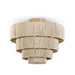 Palecek Lighting Palecek Everly Semi Flush Mount, Natural