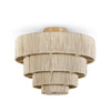 Palecek Lighting Palecek Everly Semi Flush Mount, Natural