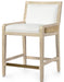 Palecek Furniture I/O OYSTER CHENILLE 4K / Motor Freight - Rate TBQ Palecek Fairwater 24" Counter Stool