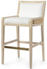 Palecek Furniture I/O OYSTER CHENILLE 4K / Motor Freight - Rate TBQ Palecek Fairwater 30" Barstool