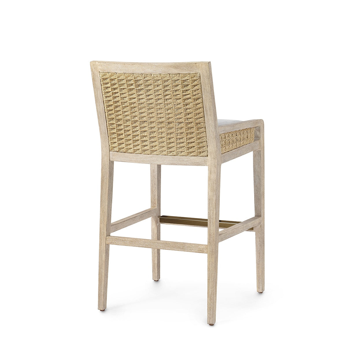 Palecek Furniture I/O OYSTER CHENILLE 4K / Motor Freight - Rate TBQ Palecek Fairwater 30" Barstool