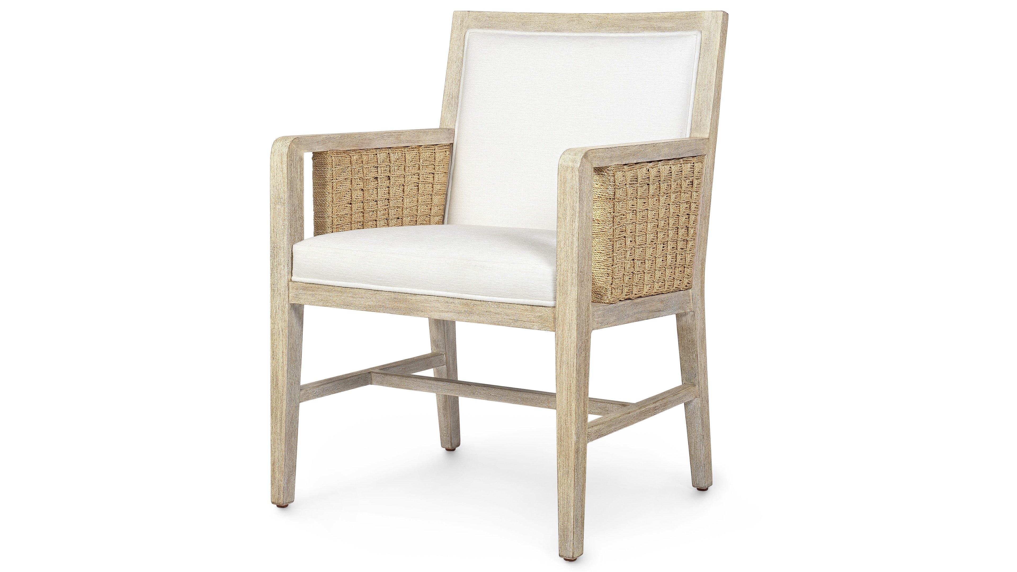 Palecek Furniture I/O OYSTER CHENILLE 4K / Motor Freight - Rate TBQ Palecek Fairwater Arm Chair