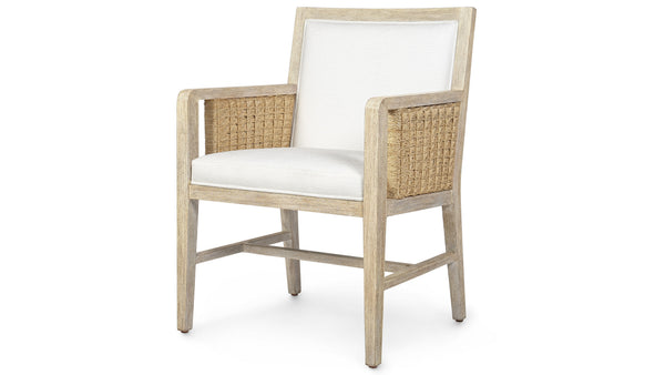 Palecek Furniture I/O OYSTER CHENILLE 4K / Motor Freight - Rate TBQ Palecek Fairwater Arm Chair