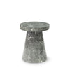 Palecek Furniture Palecek Foley Stone Outdoor Side Table Short Grey