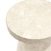 Palecek Furniture Palecek Foley Stone Outdoor Side Table Short White