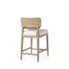 Palecek Furniture I/O OYSTER CHENILLE 4K / Motor Freight - Rate TBQ Palecek Fornelli 24" Counter Stool