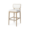 Palecek Furniture I/O OYSTER CHENILLE 4K / Motor Freight - Rate TBQ Palecek Fornelli 30" Barstool