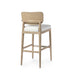 Palecek Furniture I/O OYSTER CHENILLE 4K / Motor Freight - Rate TBQ Palecek Fornelli 30" Barstool