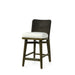 Palecek Furniture I/O BASKET WEAVE 4J / Motor Freight - Rate TBQ Palecek Francis 24" Counter Stool, Charcoal