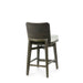 Palecek Furniture I/O BASKET WEAVE 4J / Motor Freight - Rate TBQ Palecek Francis 24" Counter Stool, Charcoal