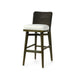 Palecek Furniture I/O BASKET WEAVE 4J / Motor Freight - Rate TBQ Palecek Francis 30" Barstool, Charcoal