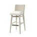 Palecek Furniture I/O BASKET WEAVE 4J / Motor Freight - Rate TBQ Palecek Francis 30" Barstool, Whitewash