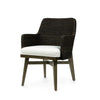 Palecek Furniture I/O BASKET WEAVE 4J / Motor Freight - Rate TBQ Palecek Francis Arm Chair Charcoal
