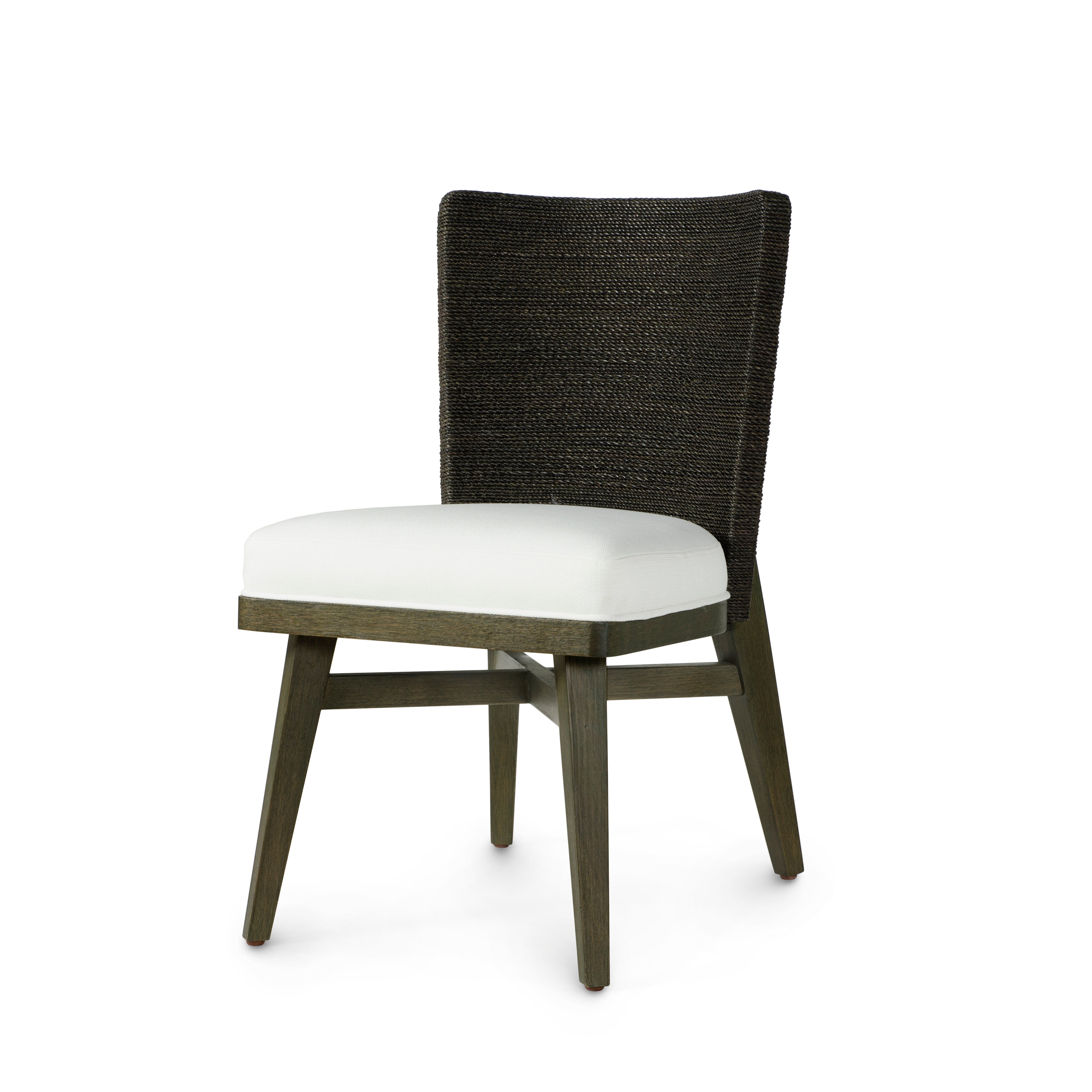 Palecek Furniture I/O BASKET WEAVE 4J / Motor Freight - Rate TBQ Palecek Francis Side Chair Charcoal