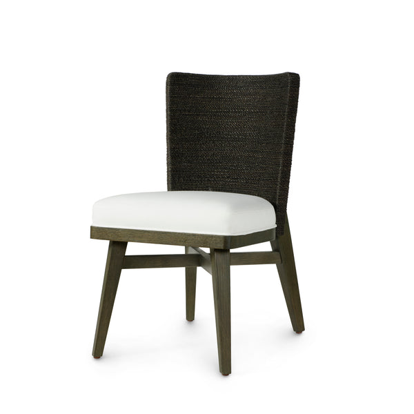 Palecek Furniture I/O BASKET WEAVE 4J / Motor Freight - Rate TBQ Palecek Francis Side Chair Charcoal
